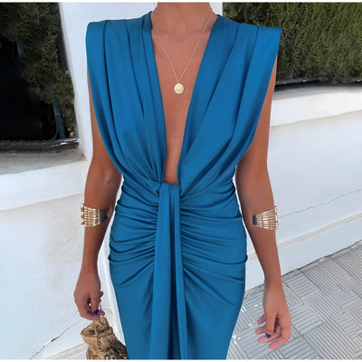 Mélina™ | Robe élégante à décolleté profond