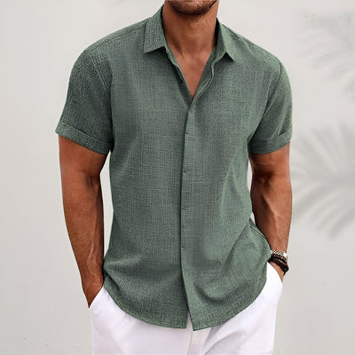 Gabriel™ | Chemise boutonnée classique en lin