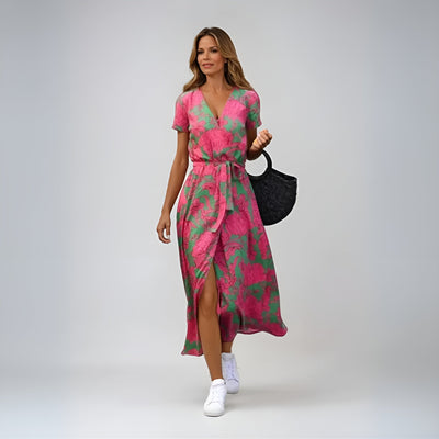 Gisèle™ | Robe élégante à col en V