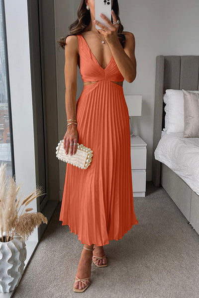 Kalys™ | Robe Longue Plissée Élégante