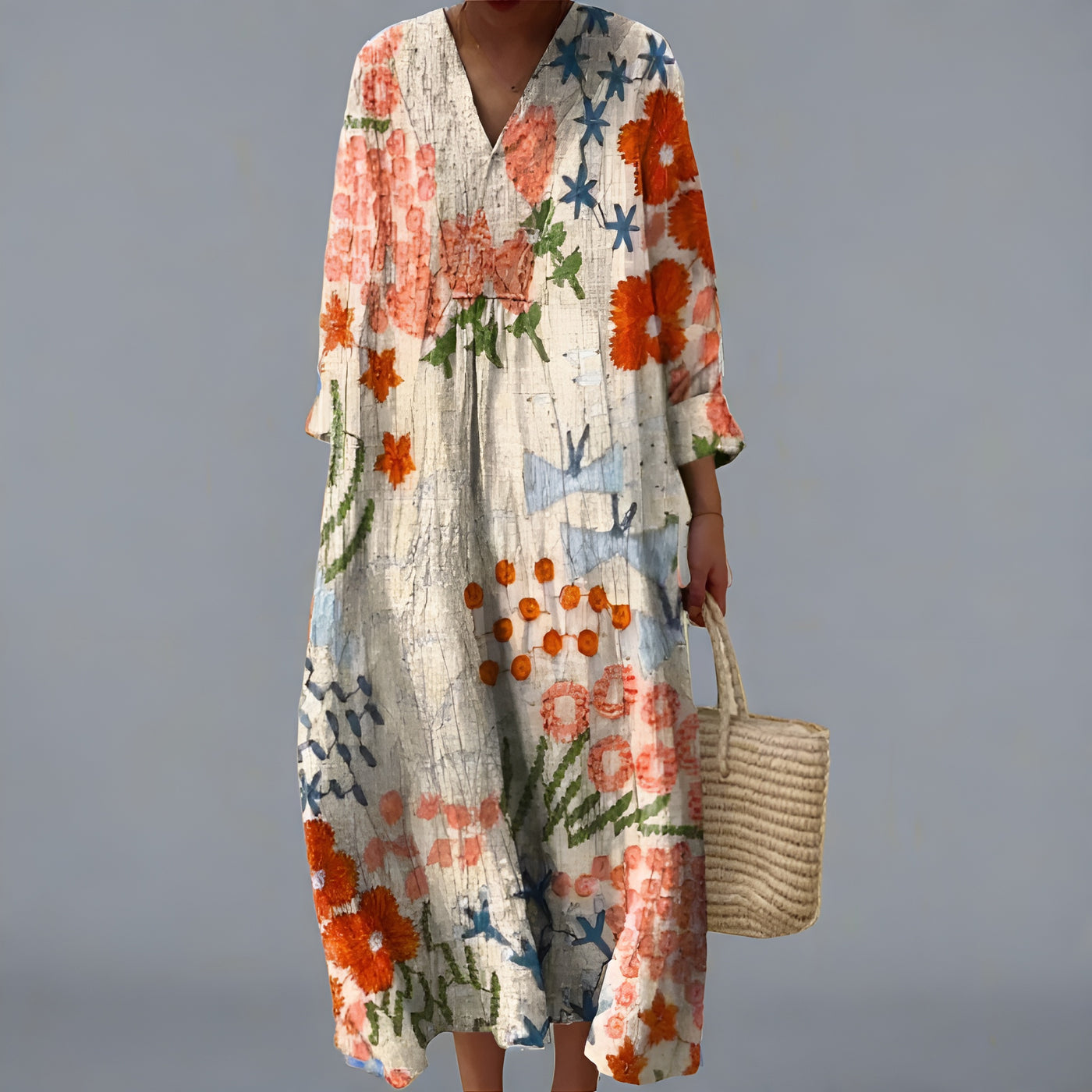 Ninon™ | Élégante Robe Géométrique