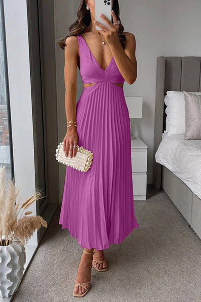 Kalys™ | Robe Longue Plissée Élégante