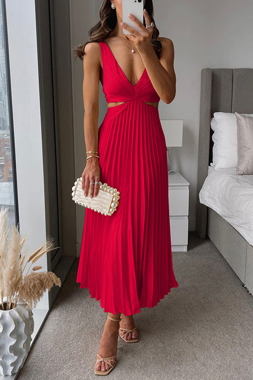 Kalys™ | Robe Longue Plissée Élégante