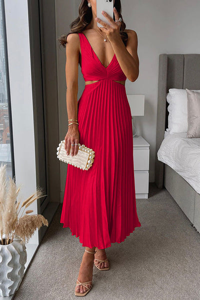 Kalys™ | Robe Longue Plissée Élégante