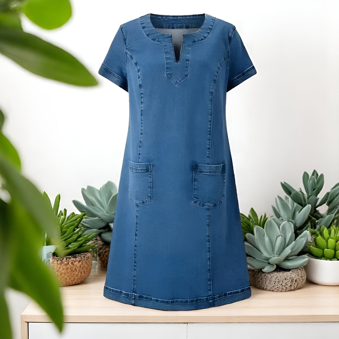 Brindille™ | Robe en Jean Doux pour Femme