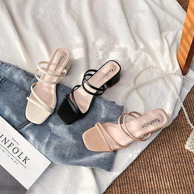 Andrea™ | Sandales à talons et à lanières