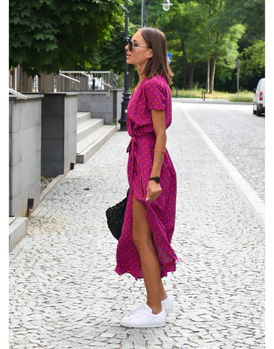 Gisèle™ | Robe élégante à col en V