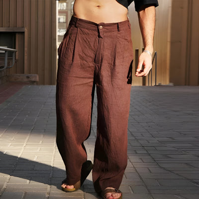 Baptiste™ | PANTALON LARGE EN LIN
