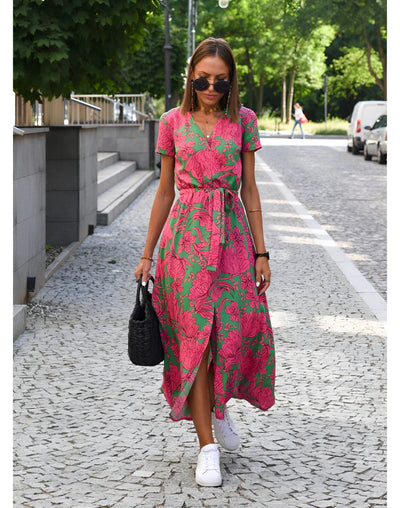 Gisèle™ | Robe élégante à col en V