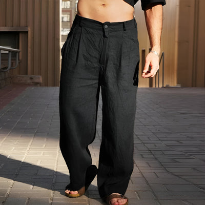 Baptiste™ | PANTALON LARGE EN LIN