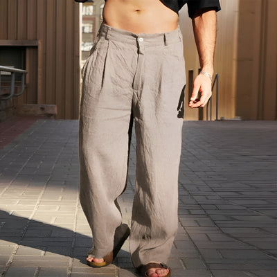 Baptiste™ | PANTALON LARGE EN LIN