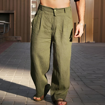 Baptiste™ | PANTALON LARGE EN LIN