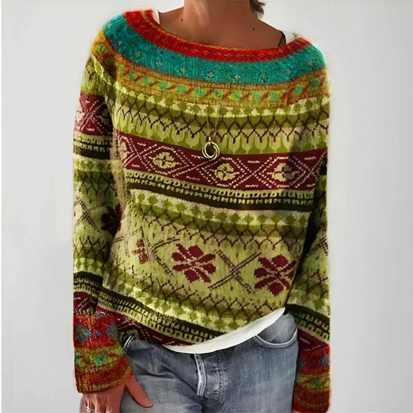 Elsa™ | Pull en maille à col en V