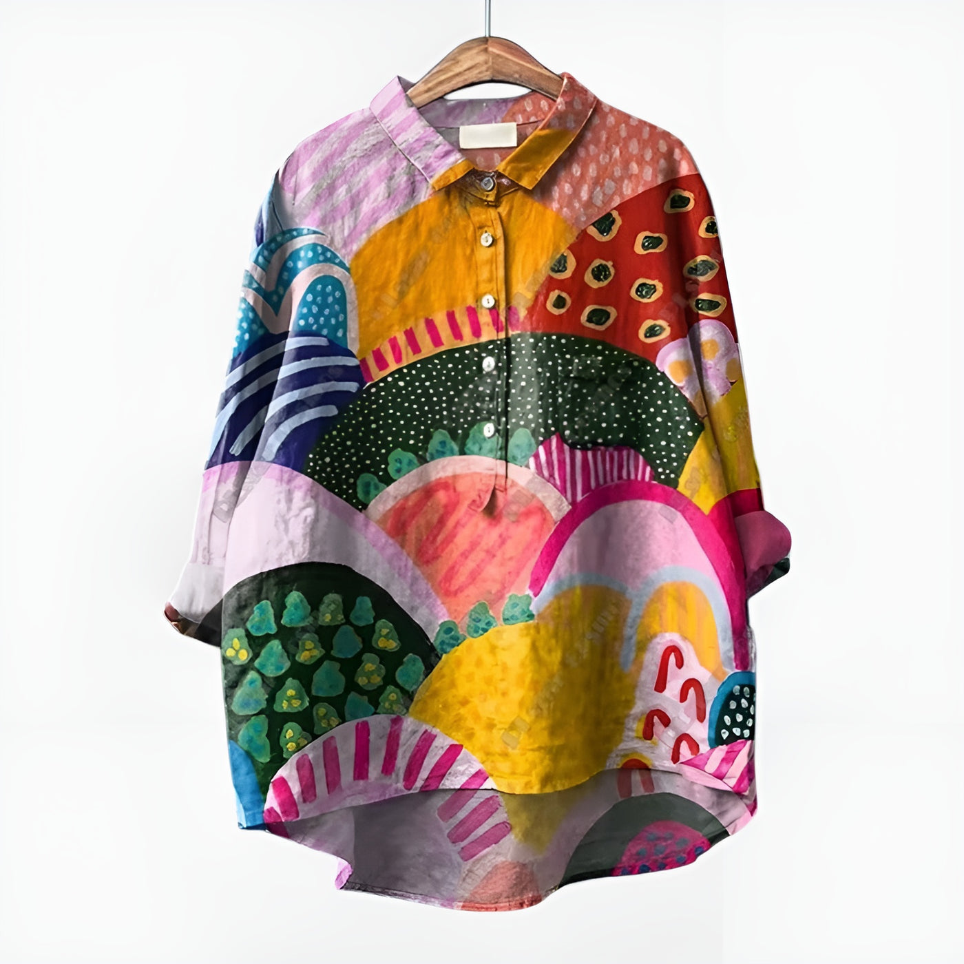 Solenne™ | Blouse Fleurie Oversize