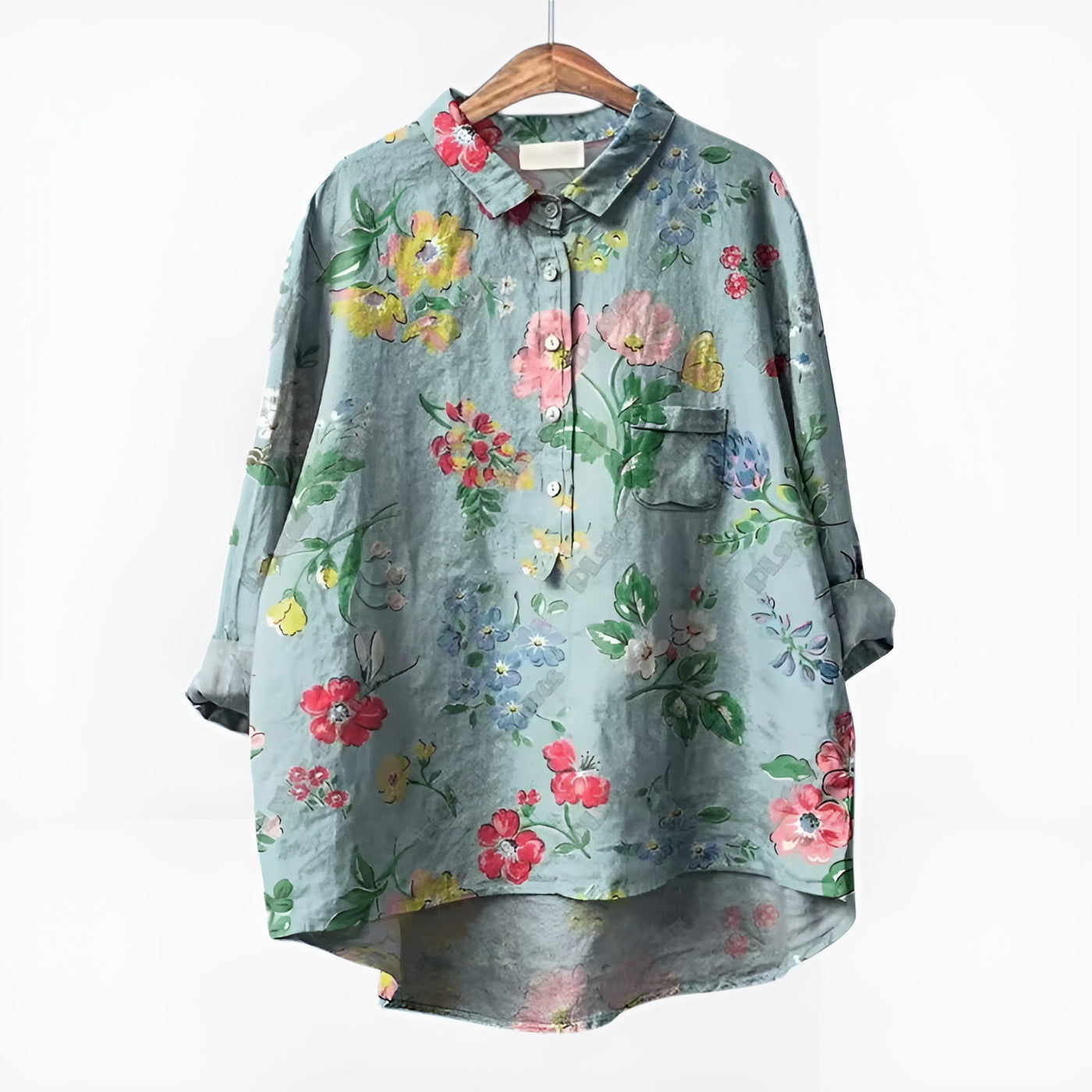 Solenne™ | Blouse Fleurie Oversize