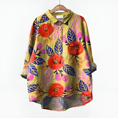 Solenne™ | Blouse Fleurie Oversize