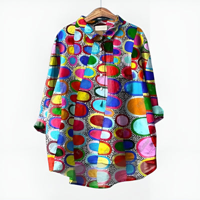 Solenne™ | Blouse Fleurie Oversize