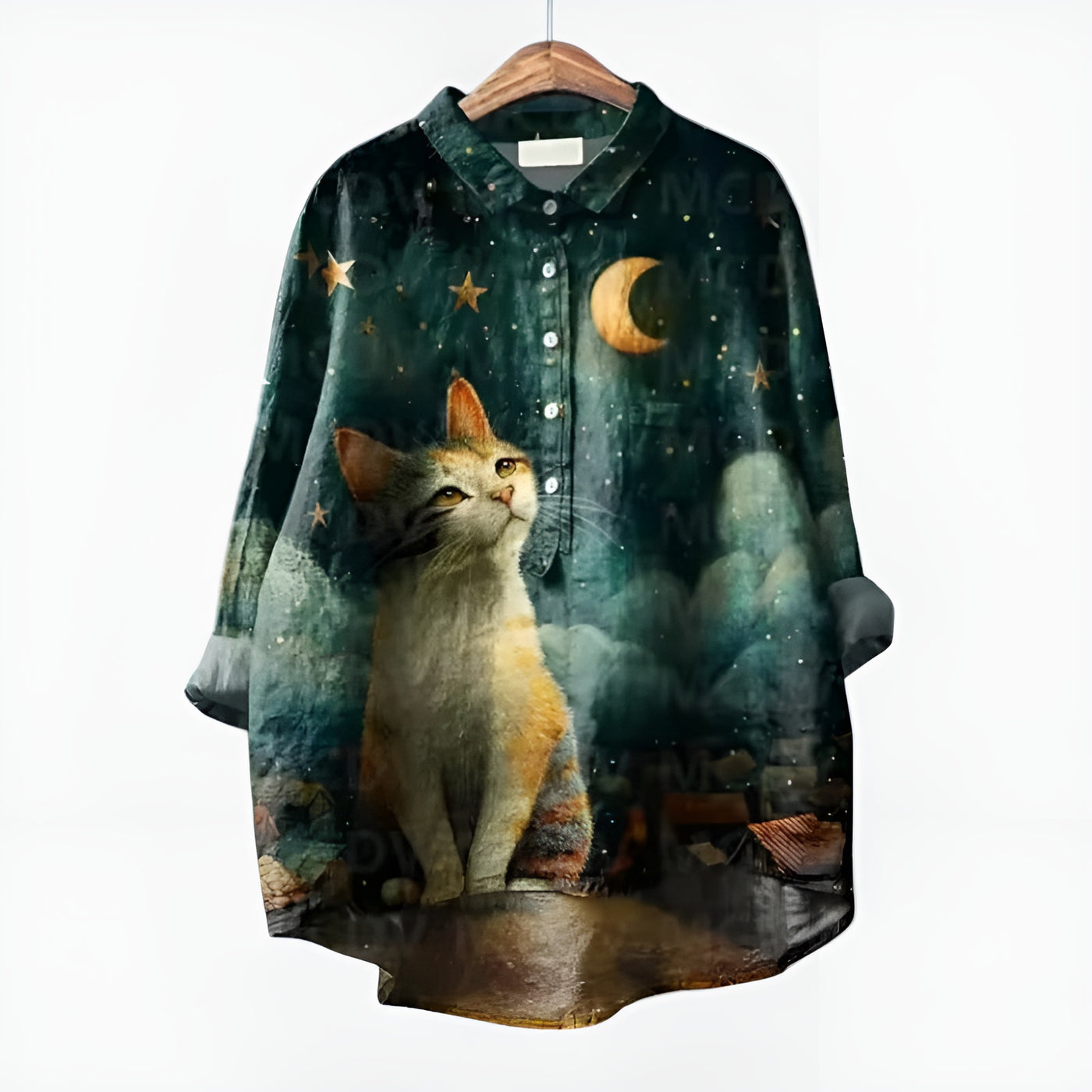 Jade™ | Blouse Féline Aquarelle