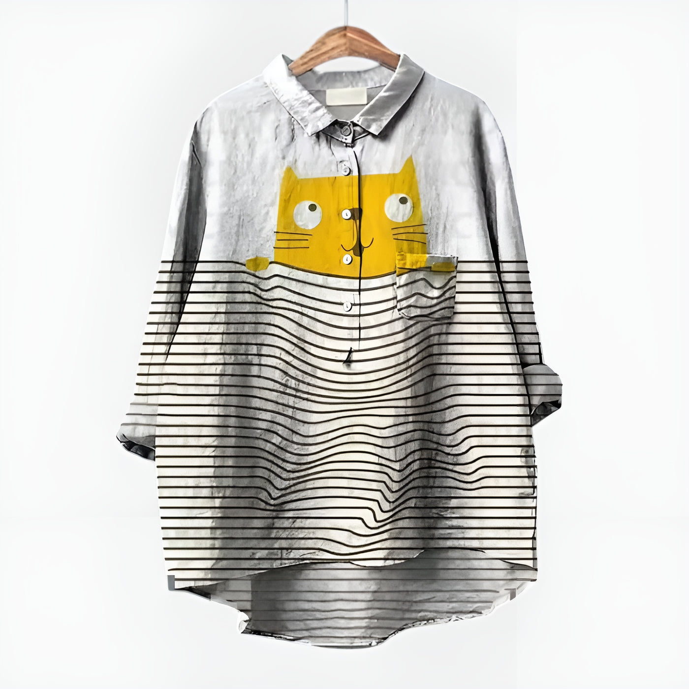 Jade™ | Blouse Féline Aquarelle