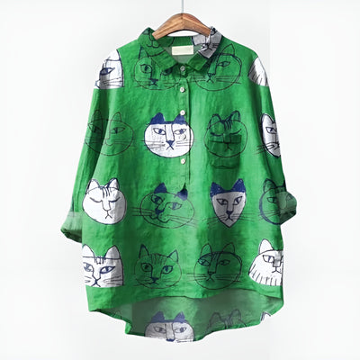 Aveline™ | Chemisier fleuri oversize