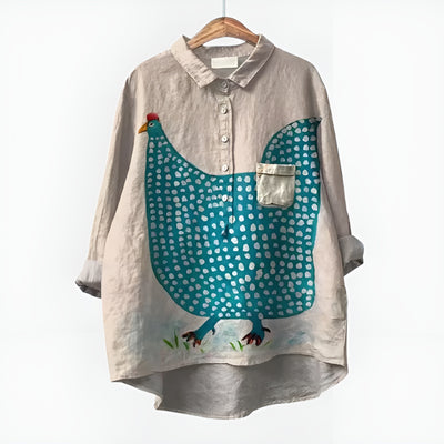 Aveline™ | Chemisier fleuri oversize