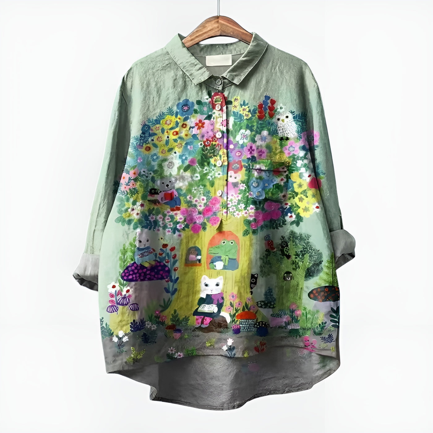 Aveline™ | Chemisier fleuri oversize