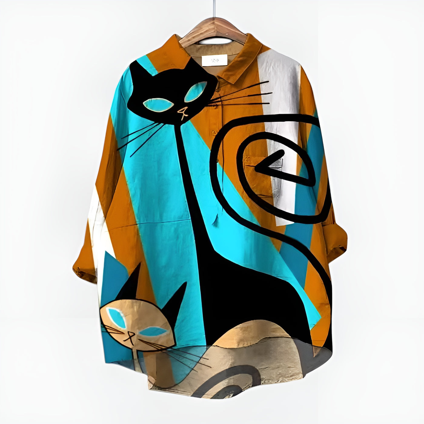 Cassandre™ | Chemise Chats Colorés