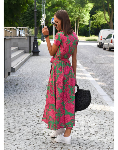 Gisèle™ | Robe élégante à col en V