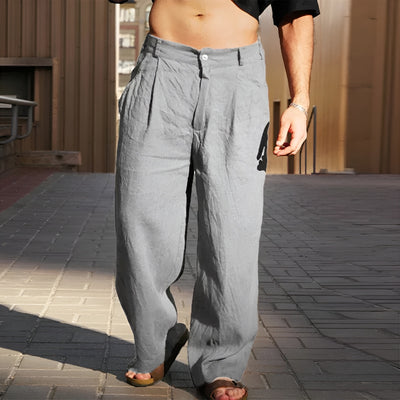 Baptiste™ | PANTALON LARGE EN LIN