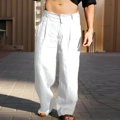 Baptiste™ | PANTALON LARGE EN LIN