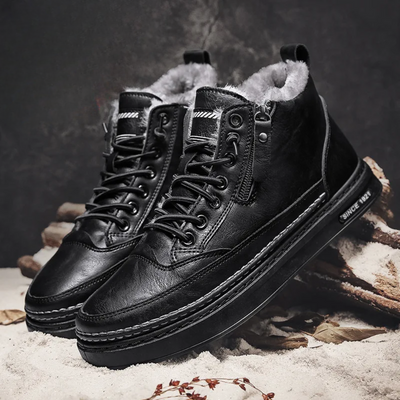 Carl™ | Bottes d'hiver en cuir pour hommes