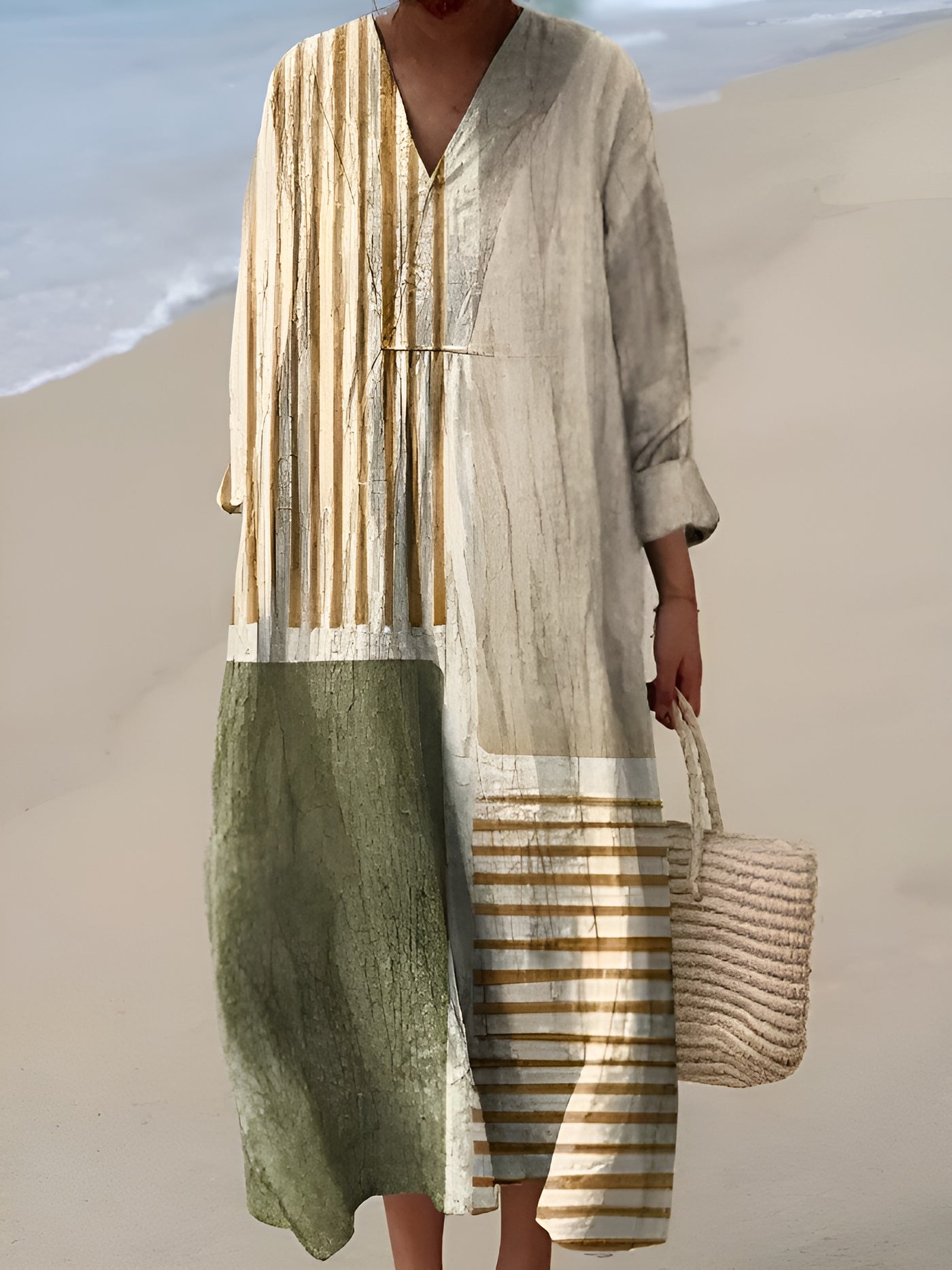 Aurore | Robe élégante à motifs géométriques
