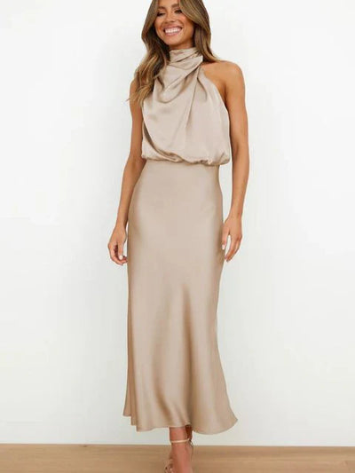 Elodie-Rose™ | Robe Midi Épaules Dénudées