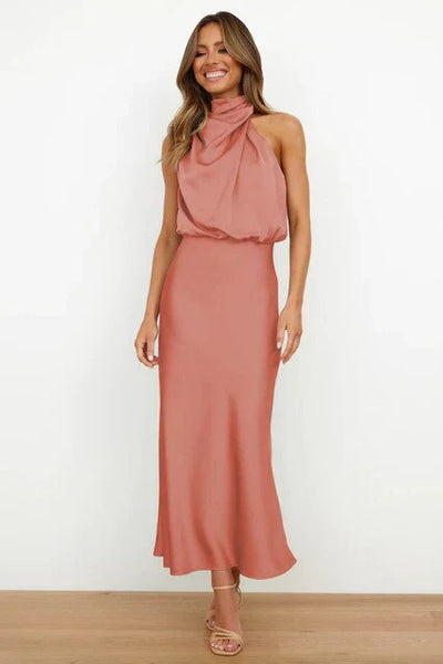 Elodie-Rose™ | Robe Midi Épaules Dénudées