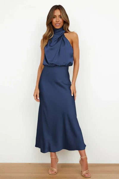 Elodie-Rose™ | Robe Midi Épaules Dénudées