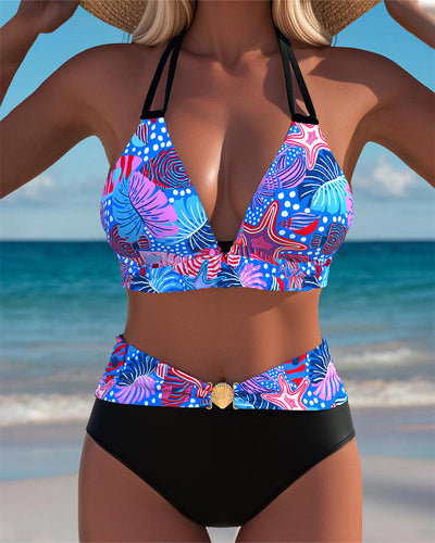 Bérénice™ | Bikini Sexy Dos Nu à Imprimé