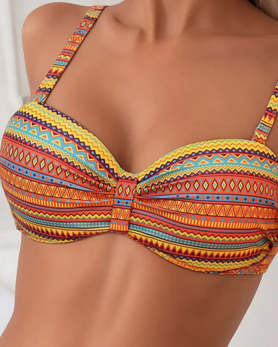 Lison™ | Bikini Rayé Élégant
