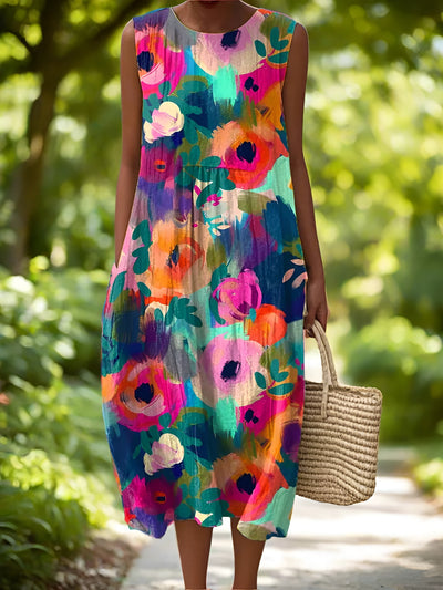 Aurélie | Robe artistique et colorée