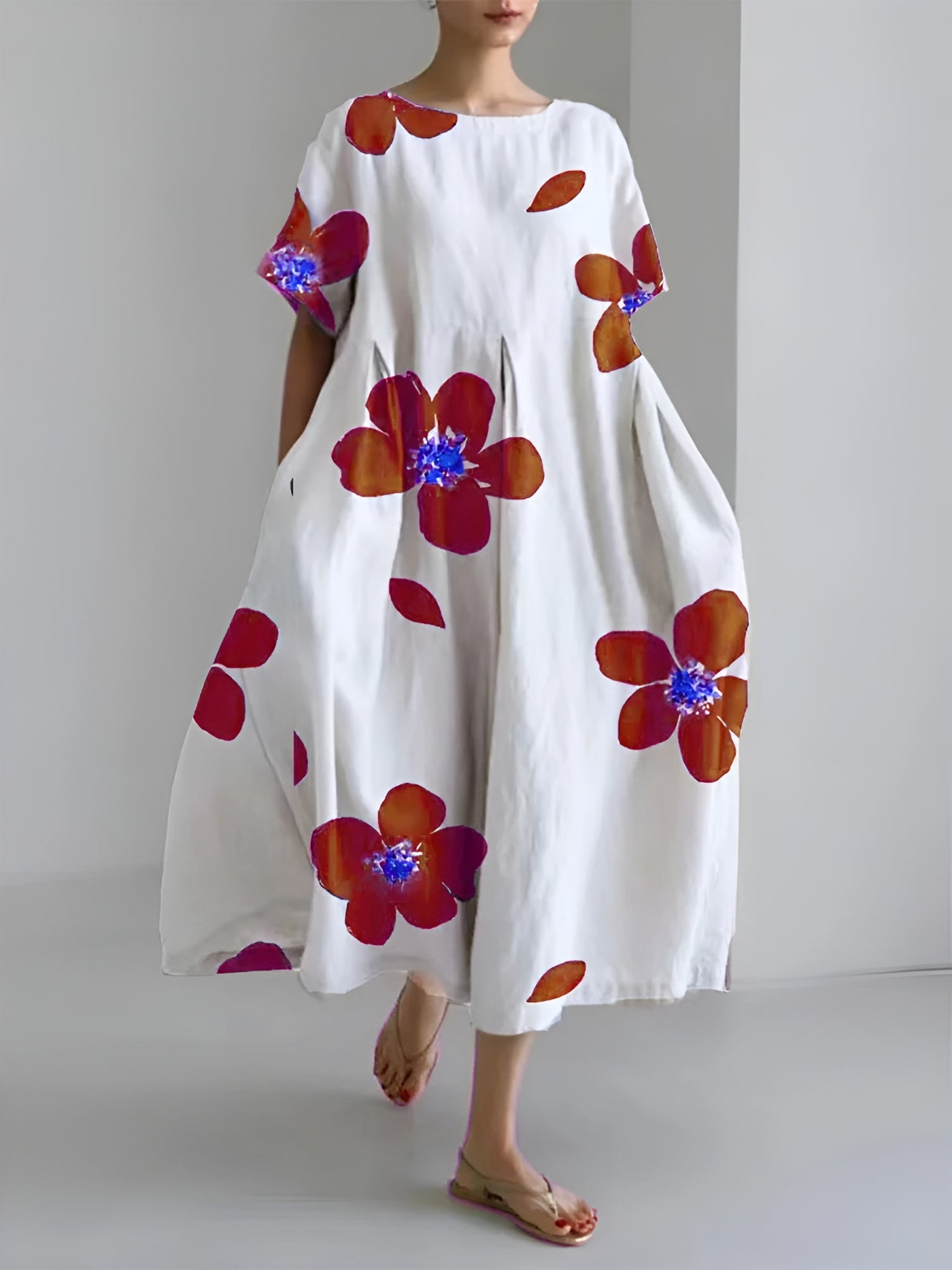Rose™ | Robe d'été à fleurs éclatantes