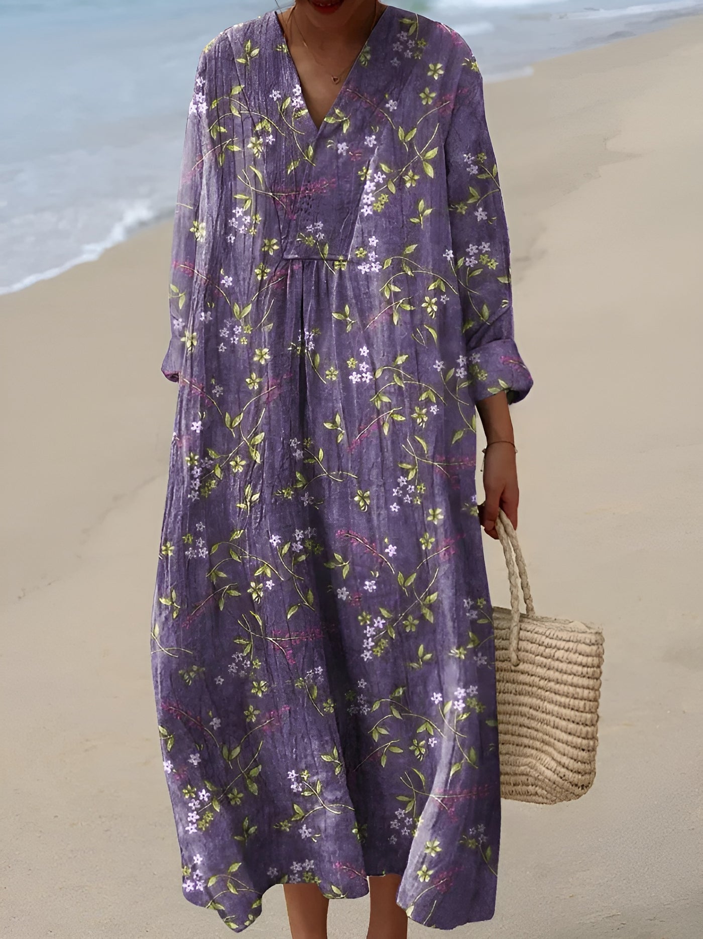 Alizée™ | Robe en Coton Artistique d'Été
