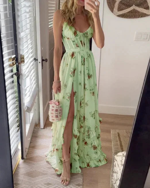 Sidra™ | Robe midi à motif fleuri