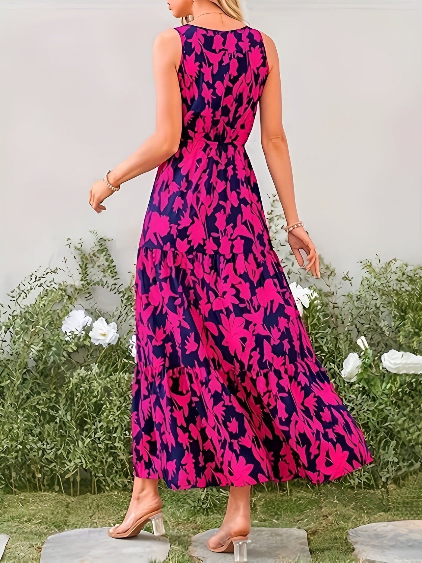Lili™ | Maxi robe florale élégante