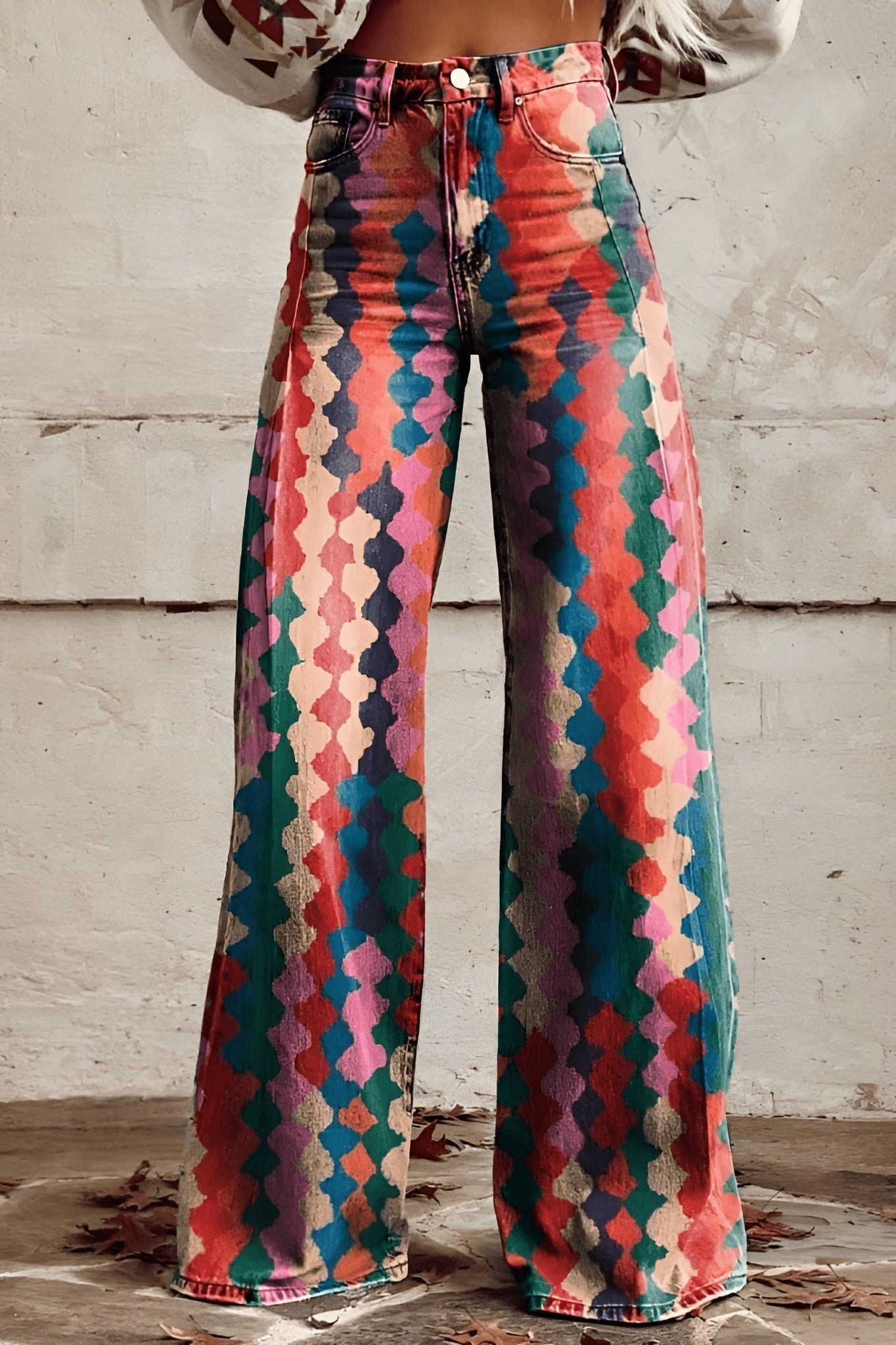 Mya™ | Pantalon bohème vintage