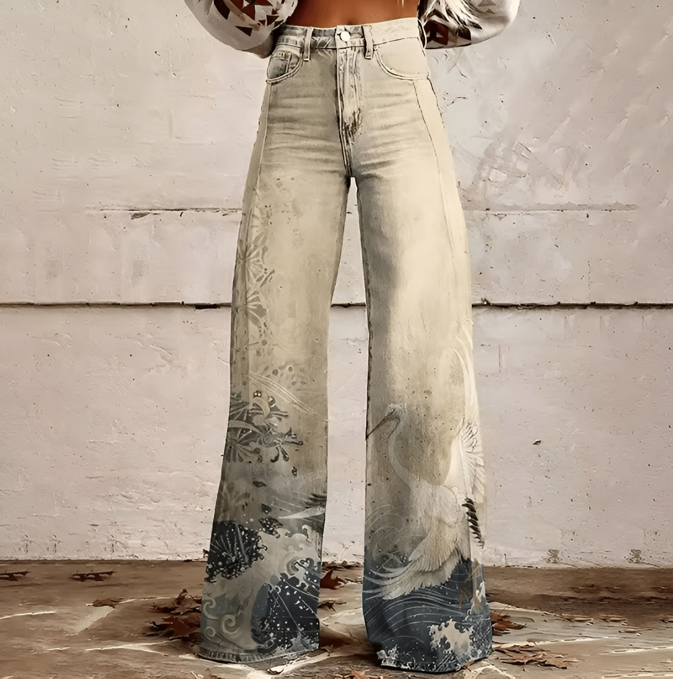 Léonie™ | Pantalon bohème vintage