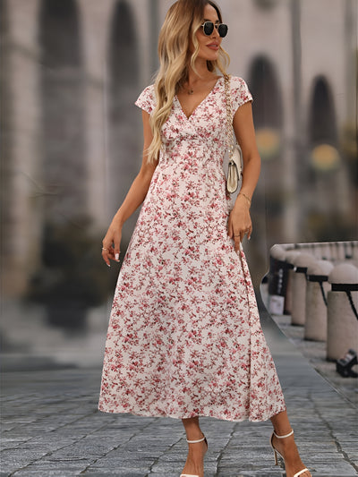 Audrey™ | Robe longue fleurie élégante