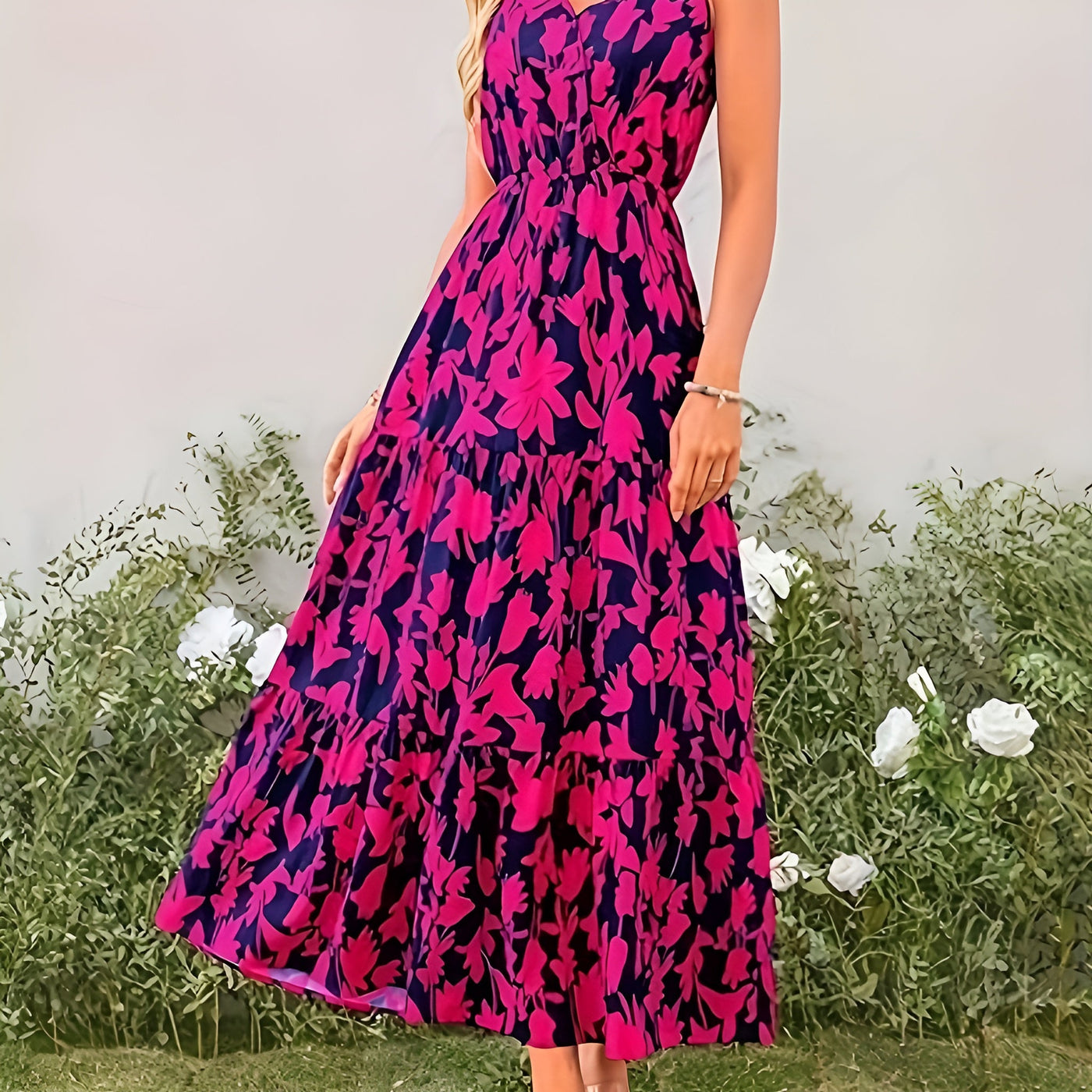Lili™ | Maxi robe florale élégante