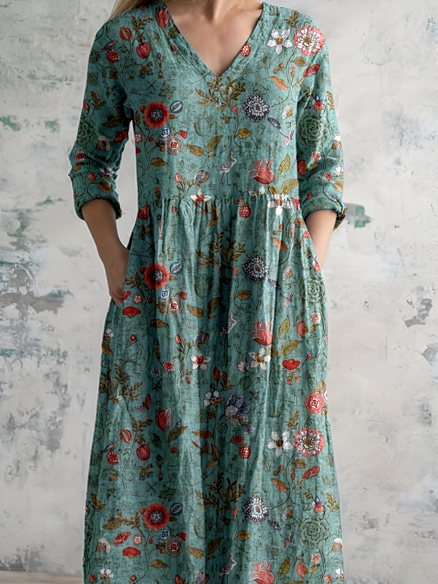 Marion™ | Robe longue d'été imprimée