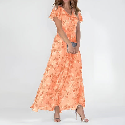 Danielle™ | Robe longue fleurie élégante