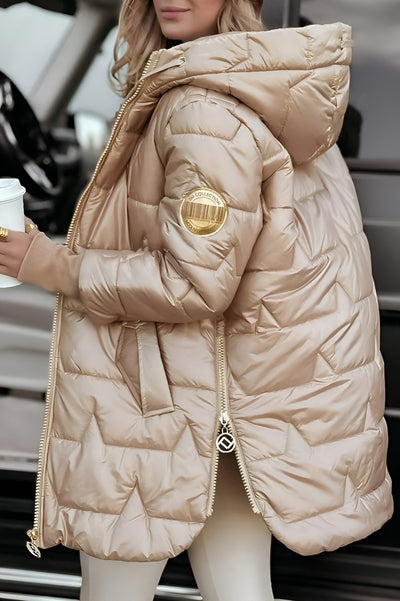 Élise™ | Manteau d'hiver élégant avec capuche et rembourrage