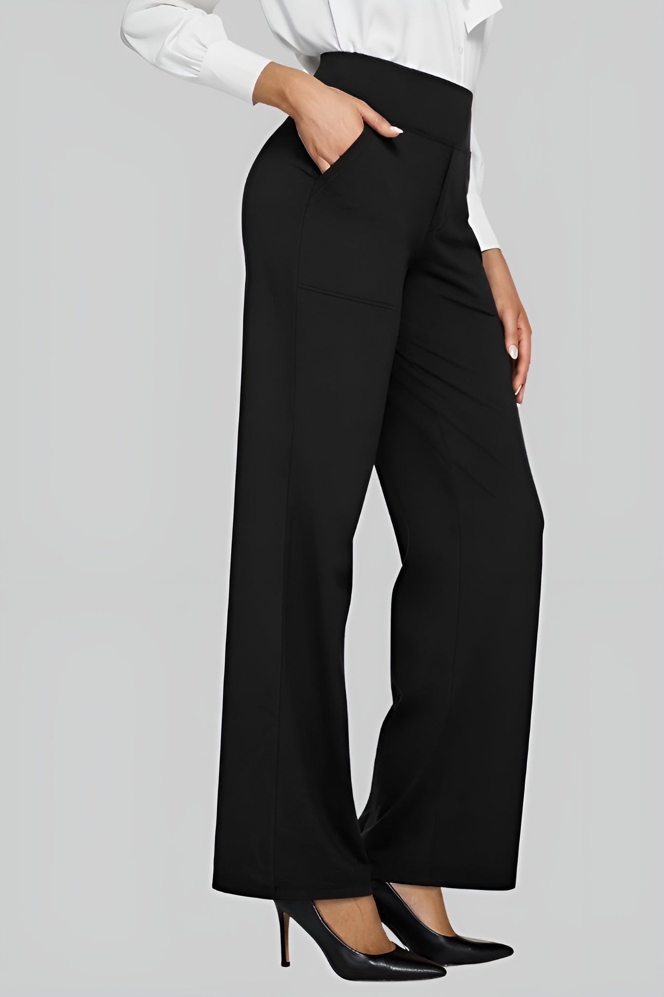 Amélie™ | Pantalon élégant en jersey doux